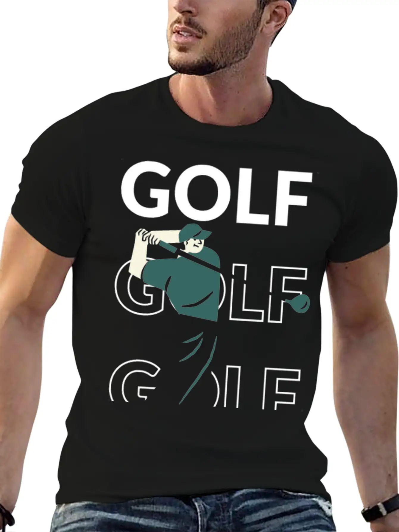 Golf Golf Golf Stylish Everyday T-Shirt – Unisex Basic Cotton Tee