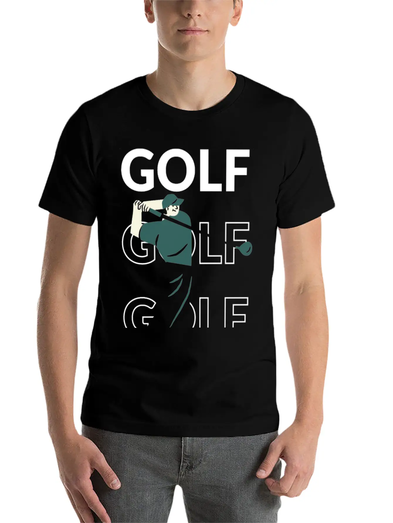 Golf Golf Golf Stylish Everyday T-Shirt – Unisex Basic Cotton Tee