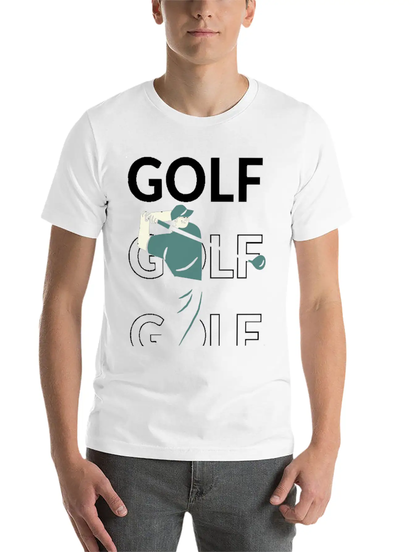 Golf Golf Golf Stylish Everyday T-Shirt – Unisex Basic Cotton Tee