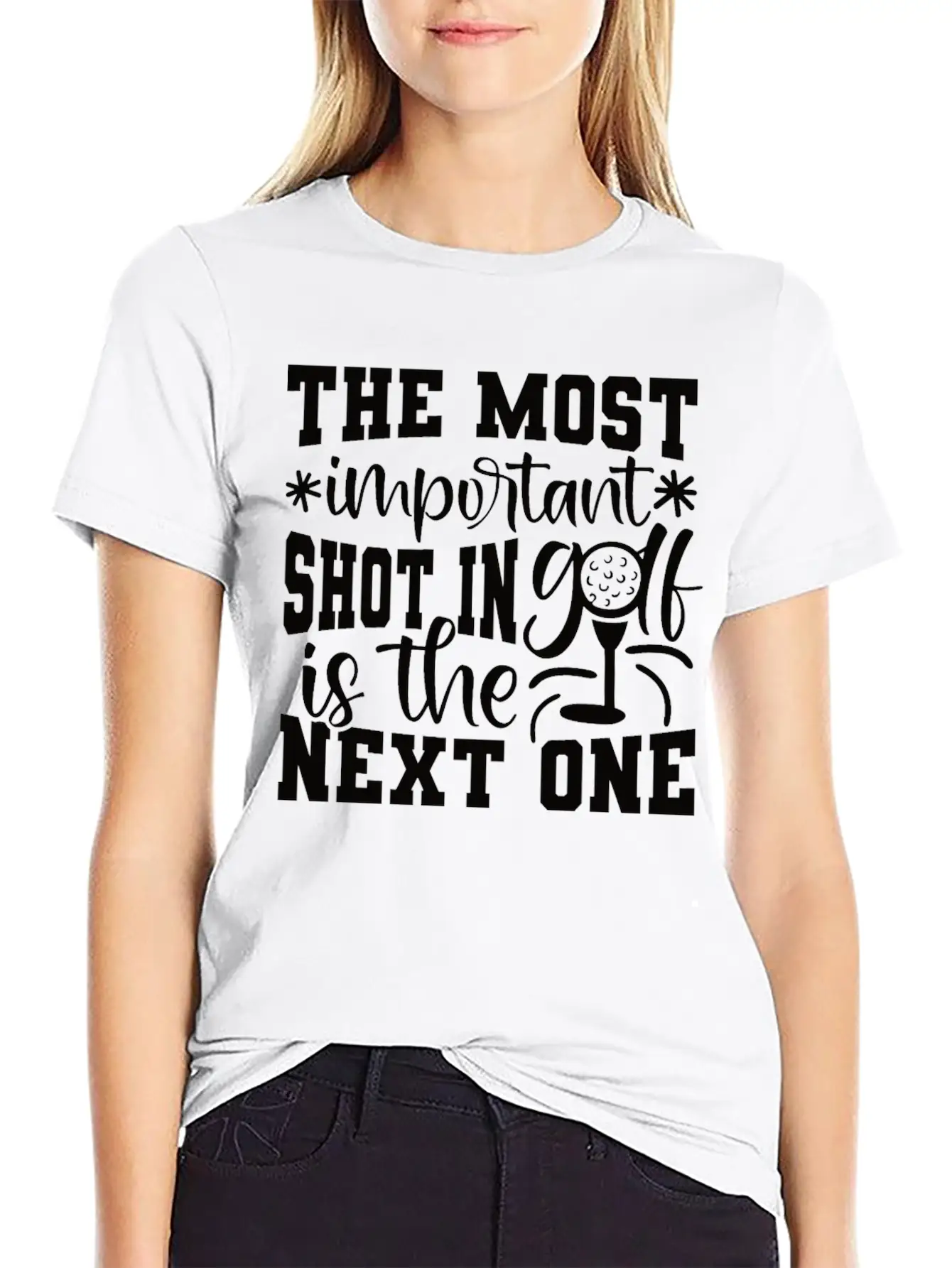 Golf Golfer Gift Hobby Club Spruch Stylish Everyday T-Shirt – Unisex Basic Cotton Tee