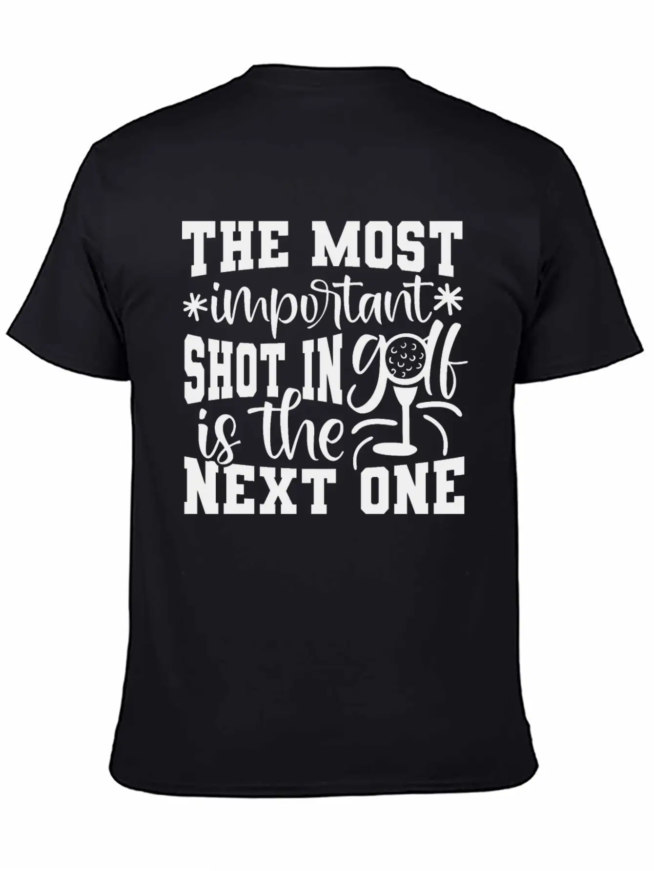 Golf Golfer Gift Hobby Club Spruch Stylish Everyday T-Shirt – Unisex Basic Cotton Tee