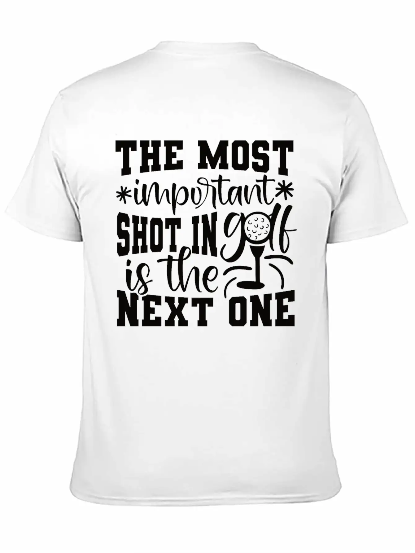 Golf Golfer Gift Hobby Club Spruch Stylish Everyday T-Shirt – Unisex Basic Cotton Tee