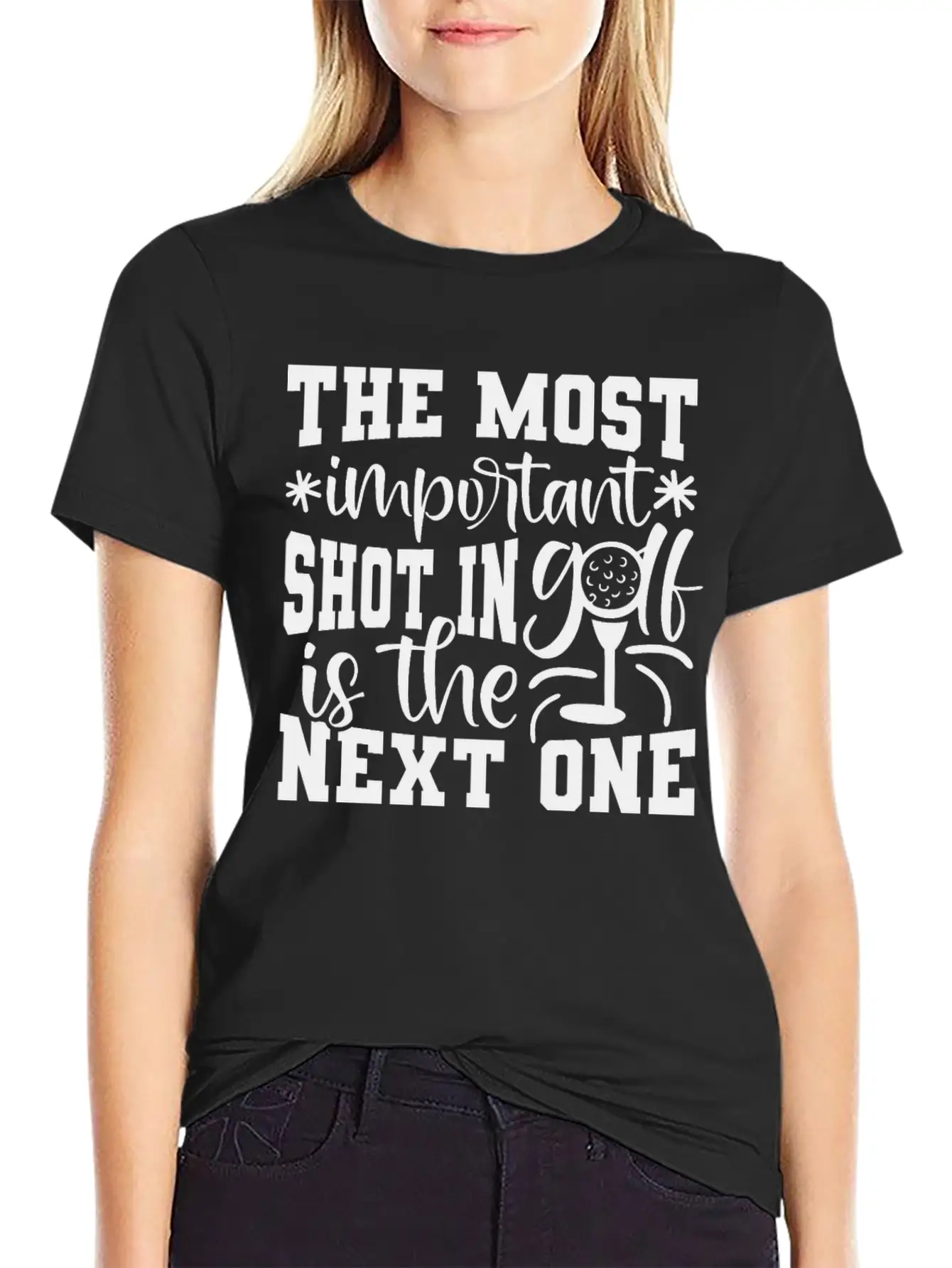 Golf Golfer Gift Hobby Club Spruch Stylish Everyday T-Shirt – Unisex Basic Cotton Tee