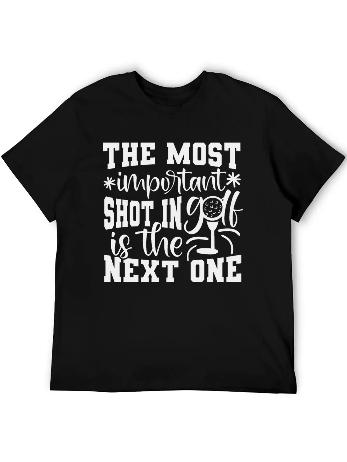 Golf Golfer Gift Hobby Club Spruch Stylish Everyday T-Shirt – Unisex Basic Cotton Tee