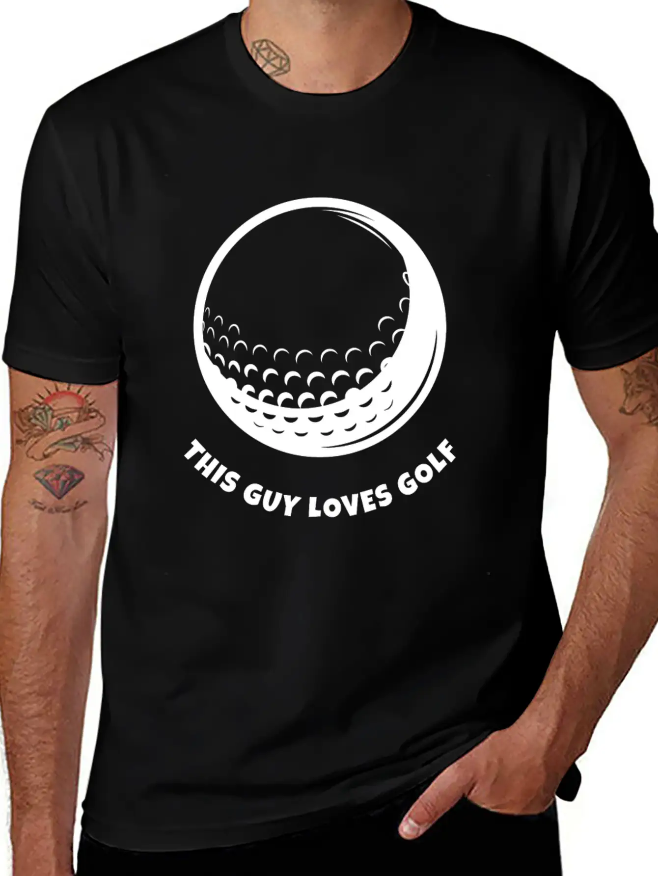 Golf Golfer Man Funny Great Gift Idea Stylish Everyday T-Shirt – Unisex Basic Cotton Tee