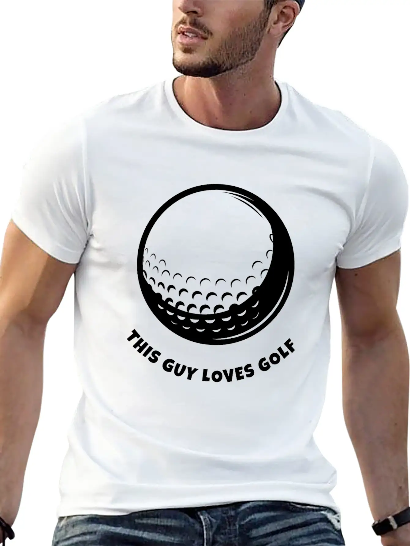 Golf Golfer Man Funny Great Gift Idea Stylish Everyday T-Shirt – Unisex Basic Cotton Tee