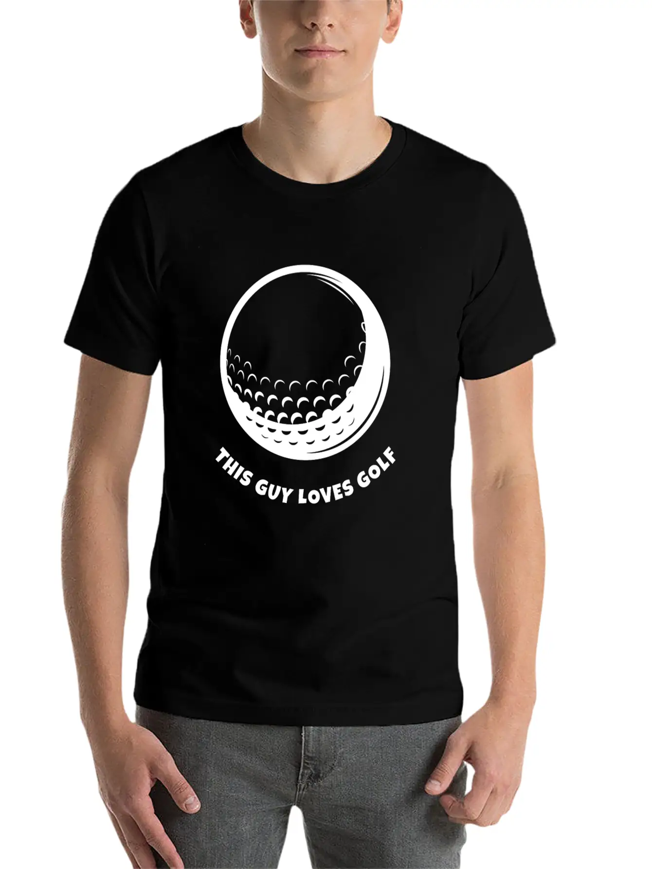 Golf Golfer Man Funny Great Gift Idea Stylish Everyday T-Shirt – Unisex Basic Cotton Tee
