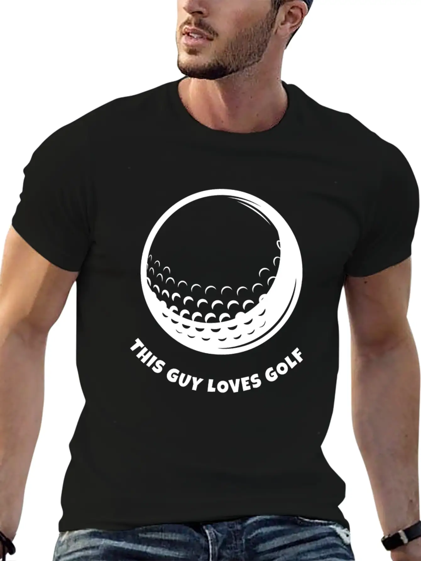 Golf Golfer Man Funny Great Gift Idea Stylish Everyday T-Shirt – Unisex Basic Cotton Tee