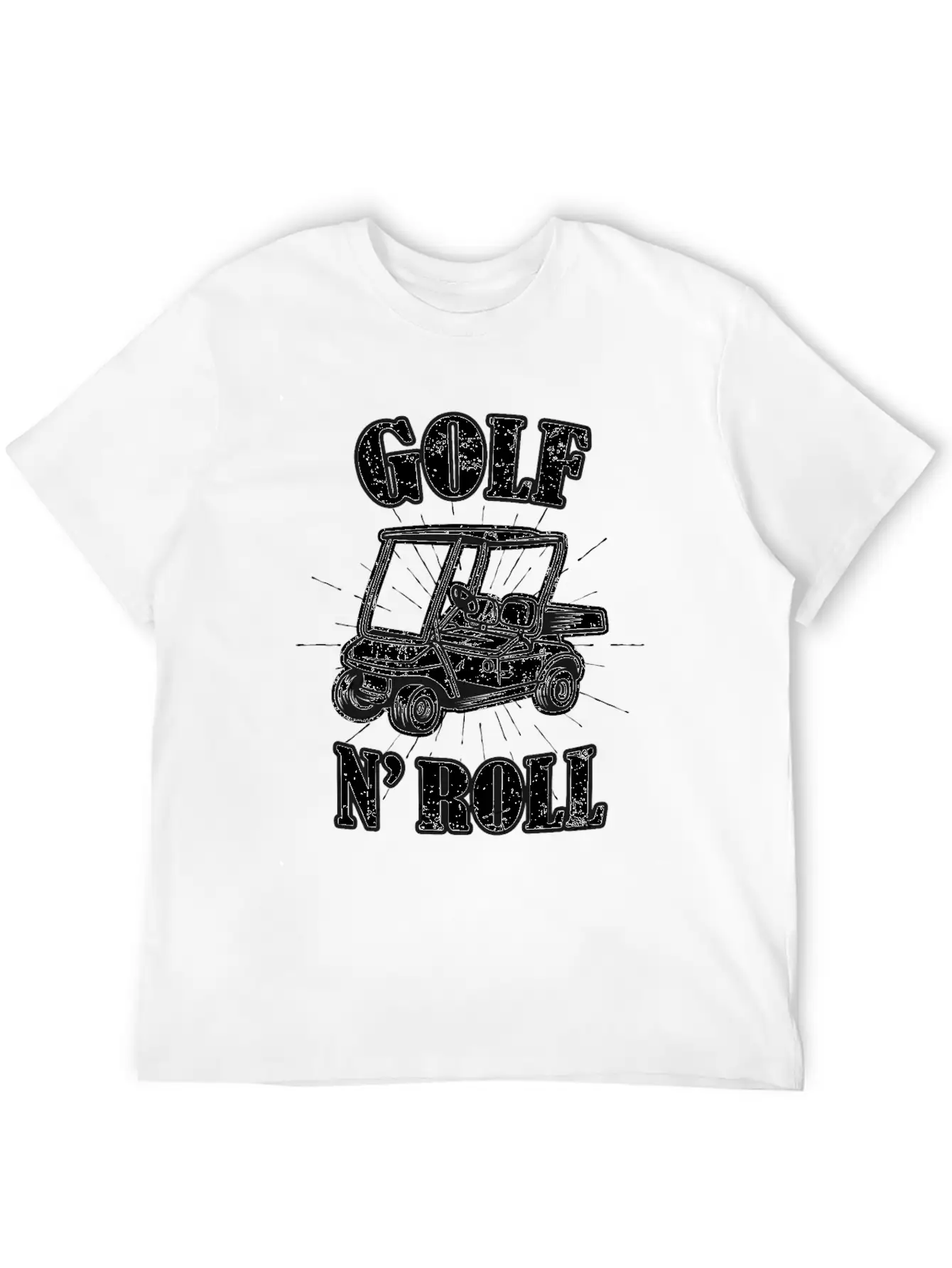Golf N Roll Golfer Gifts Unisex Short Sleeve Soft Cotton T-Shirt – Casual Everyday Wear