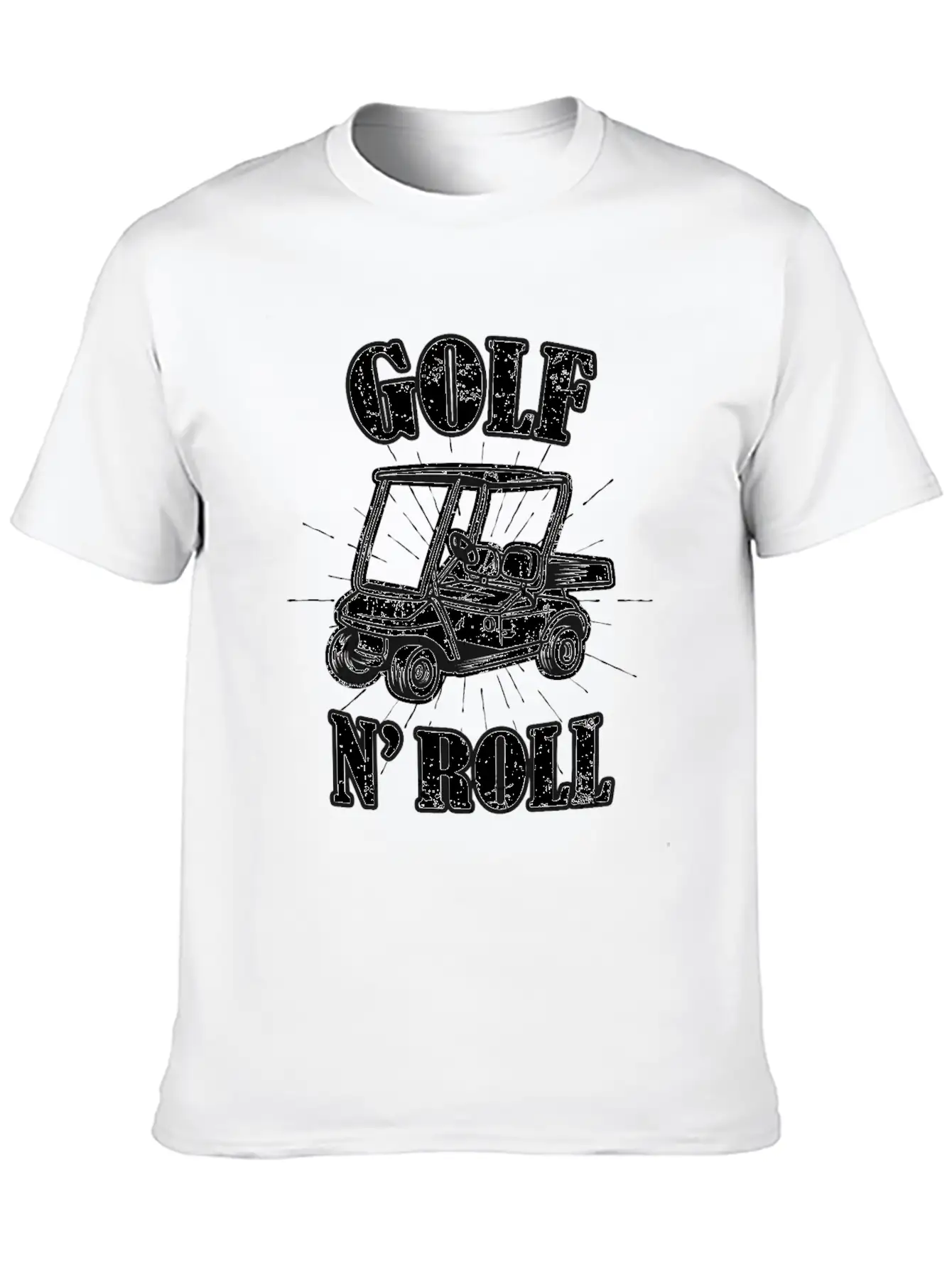 Golf N Roll Golfer Gifts Unisex Short Sleeve Soft Cotton T-Shirt – Casual Everyday Wear