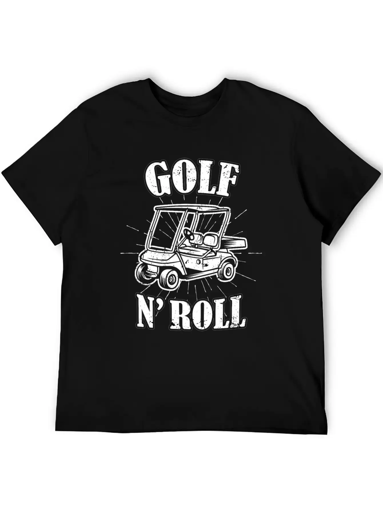 Golf N Roll Golfer Gifts Unisex Short Sleeve Soft Cotton T-Shirt – Casual Everyday Wear