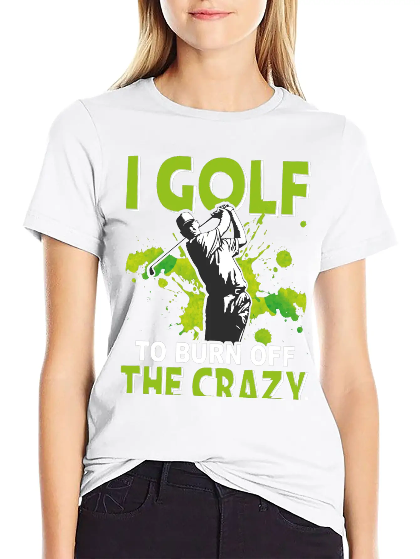 Golf To Burn Off Crazy Timeless Short Sleeve Tee – Comfy And Minimalist Design