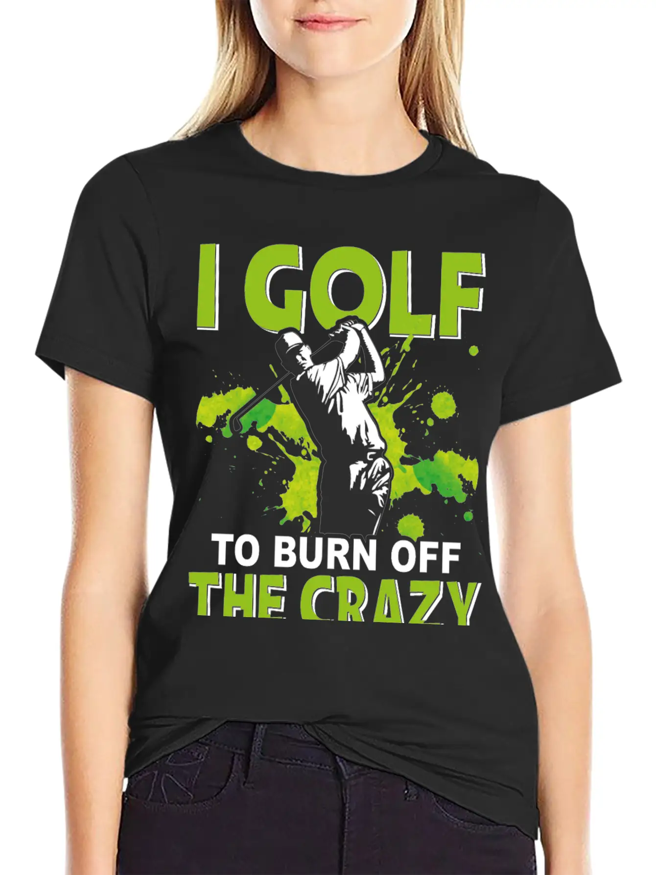 Golf To Burn Off Crazy Timeless Short Sleeve Tee – Comfy And Minimalist Design