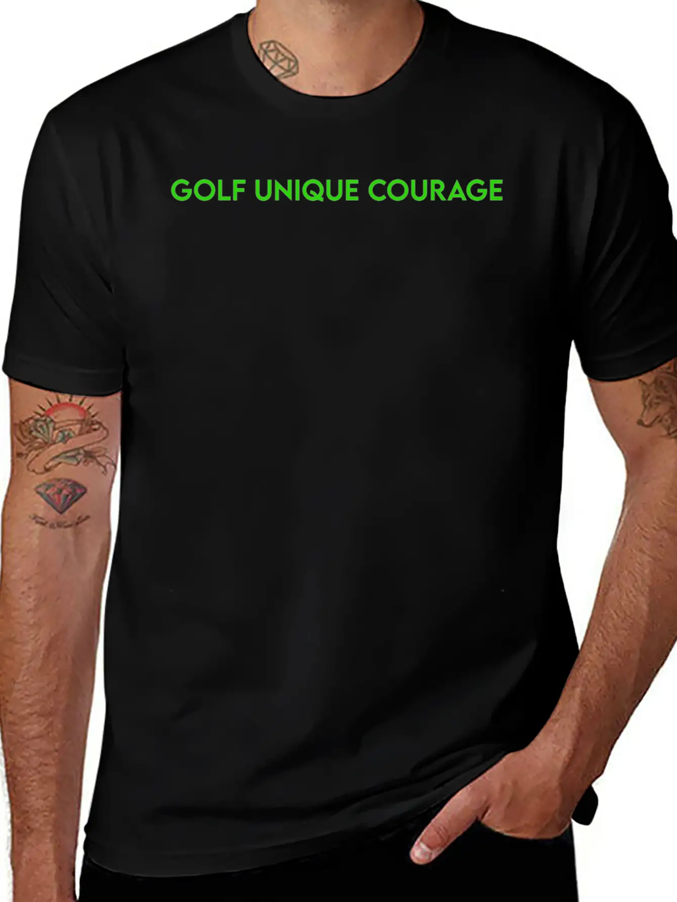 GOLF UNIQUE COURAGE Timeless Short Sleeve Tee – Comfy And Minimalist Design