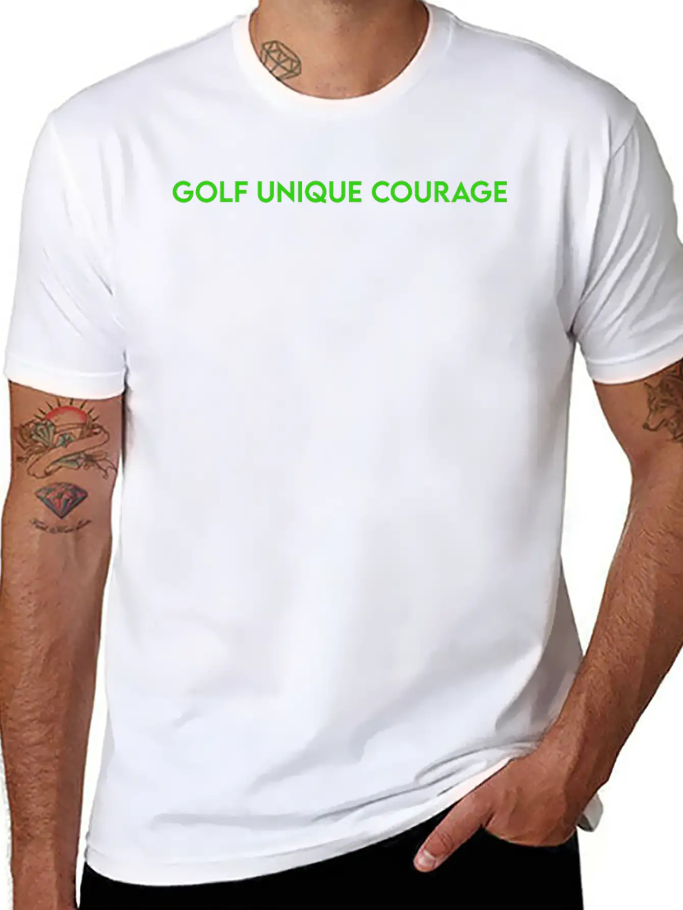 GOLF UNIQUE COURAGE Timeless Short Sleeve Tee – Comfy And Minimalist Design