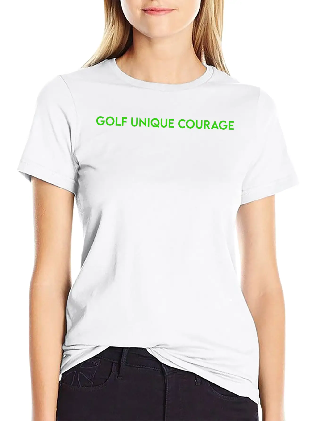 GOLF UNIQUE COURAGE Timeless Short Sleeve Tee – Comfy And Minimalist Design