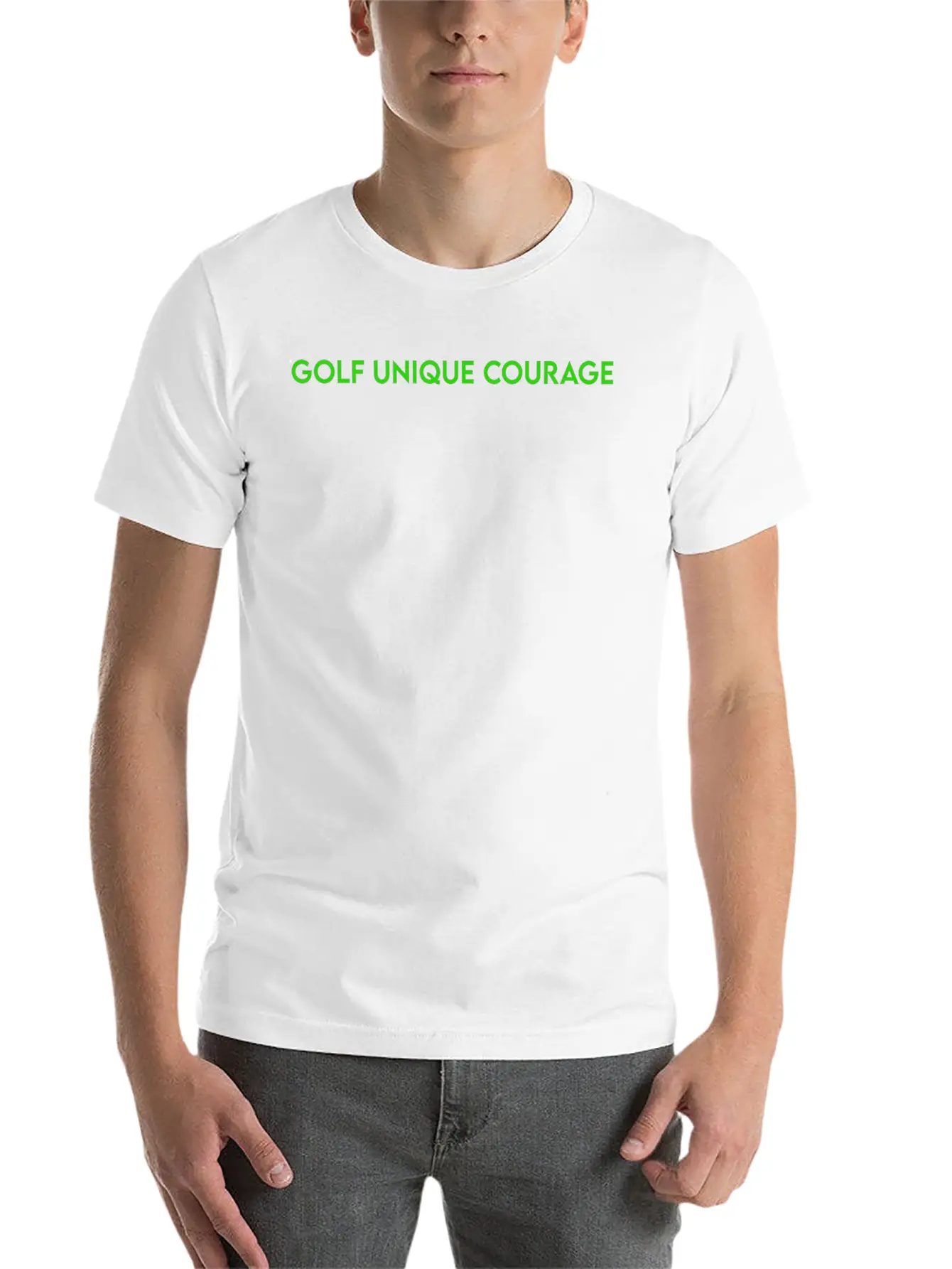 GOLF UNIQUE COURAGE Timeless Short Sleeve Tee – Comfy And Minimalist Design