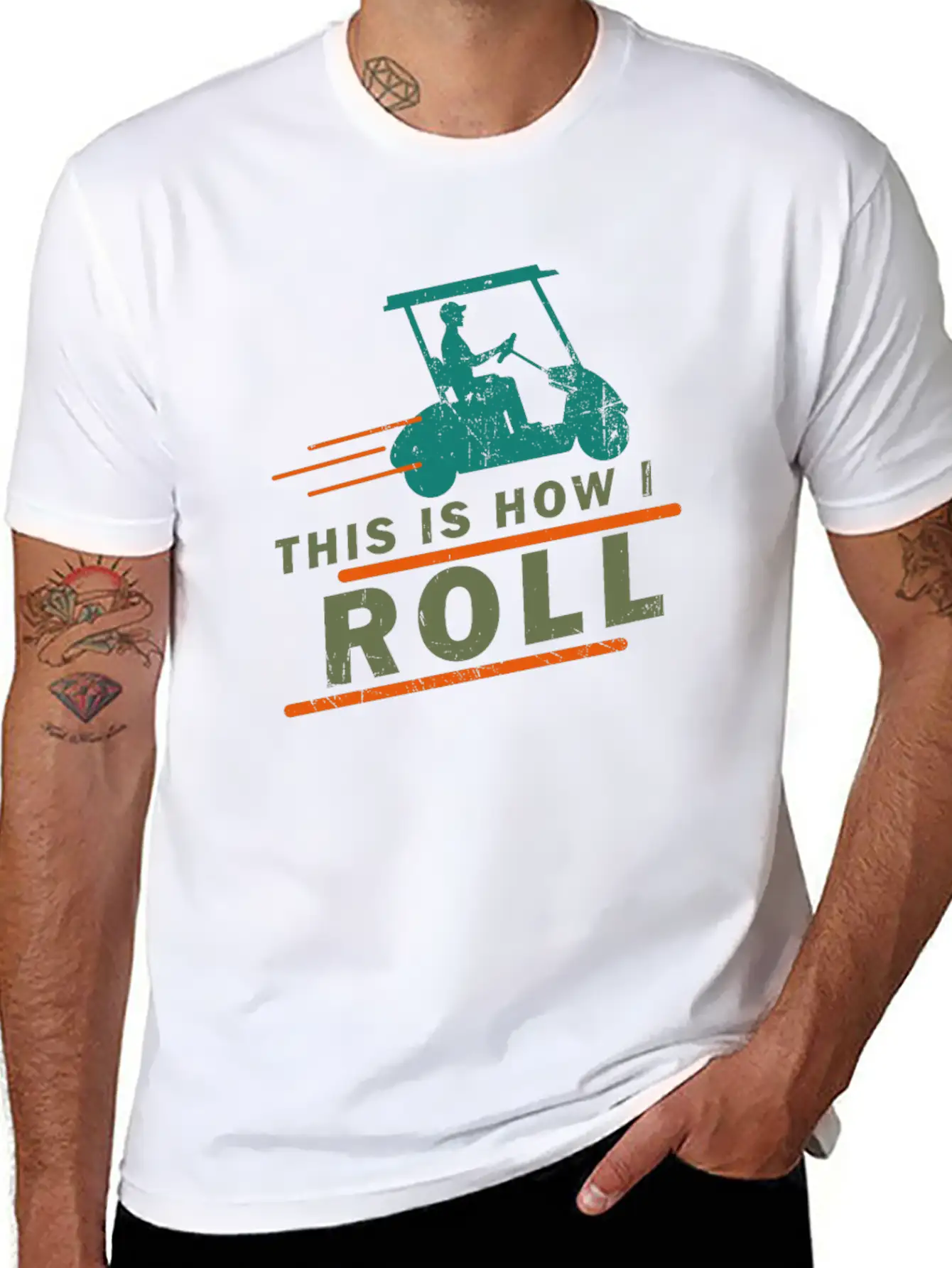 Golf Unisex Short Sleeve Soft Cotton T-Shirt – Casual Everyday Wear