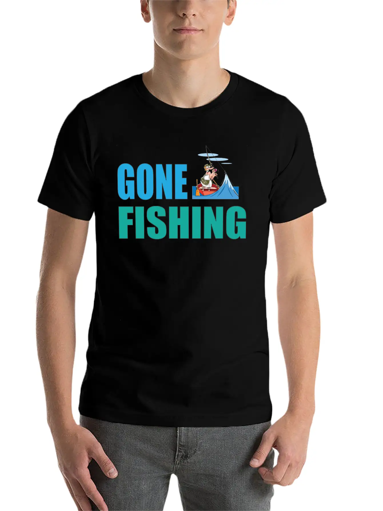 Gone Fishing No 2 Timeless Short Sleeve Tee – Comfy And Minimalist Design