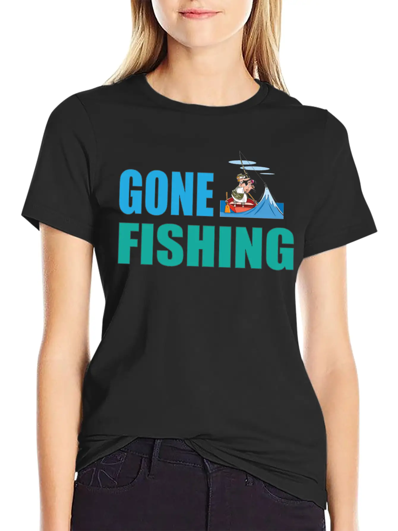 Gone Fishing No 2 Timeless Short Sleeve Tee – Comfy And Minimalist Design