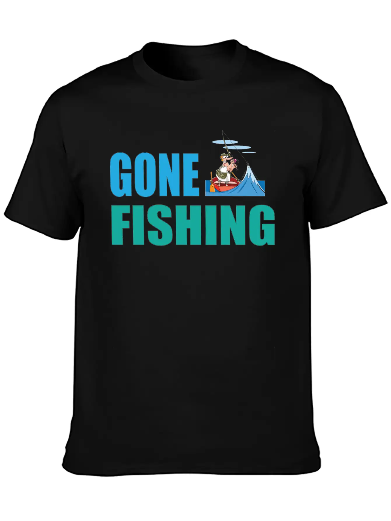 Gone Fishing No 2 Timeless Short Sleeve Tee – Comfy And Minimalist Design