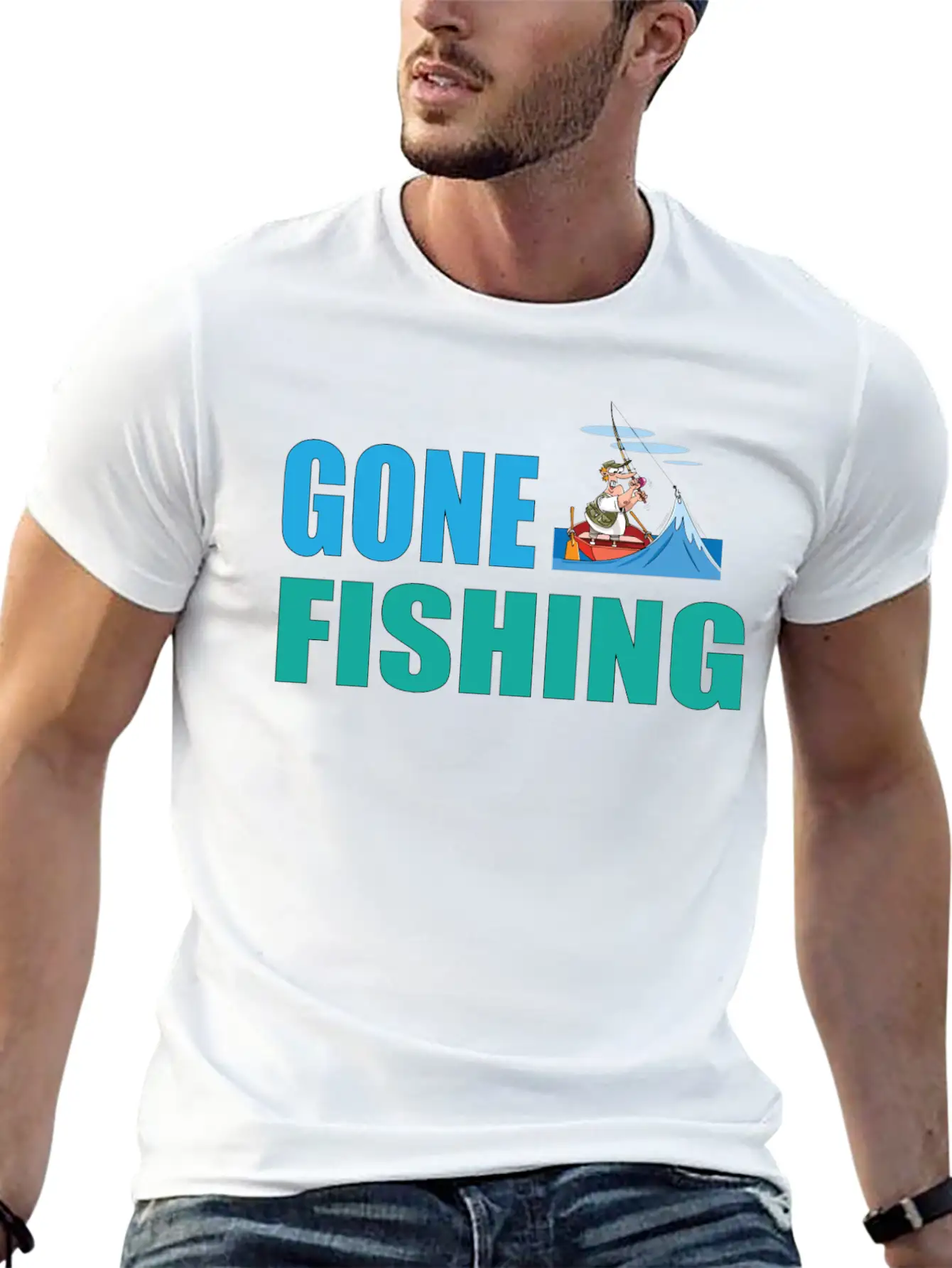 Gone Fishing No 2 Timeless Short Sleeve Tee – Comfy And Minimalist Design