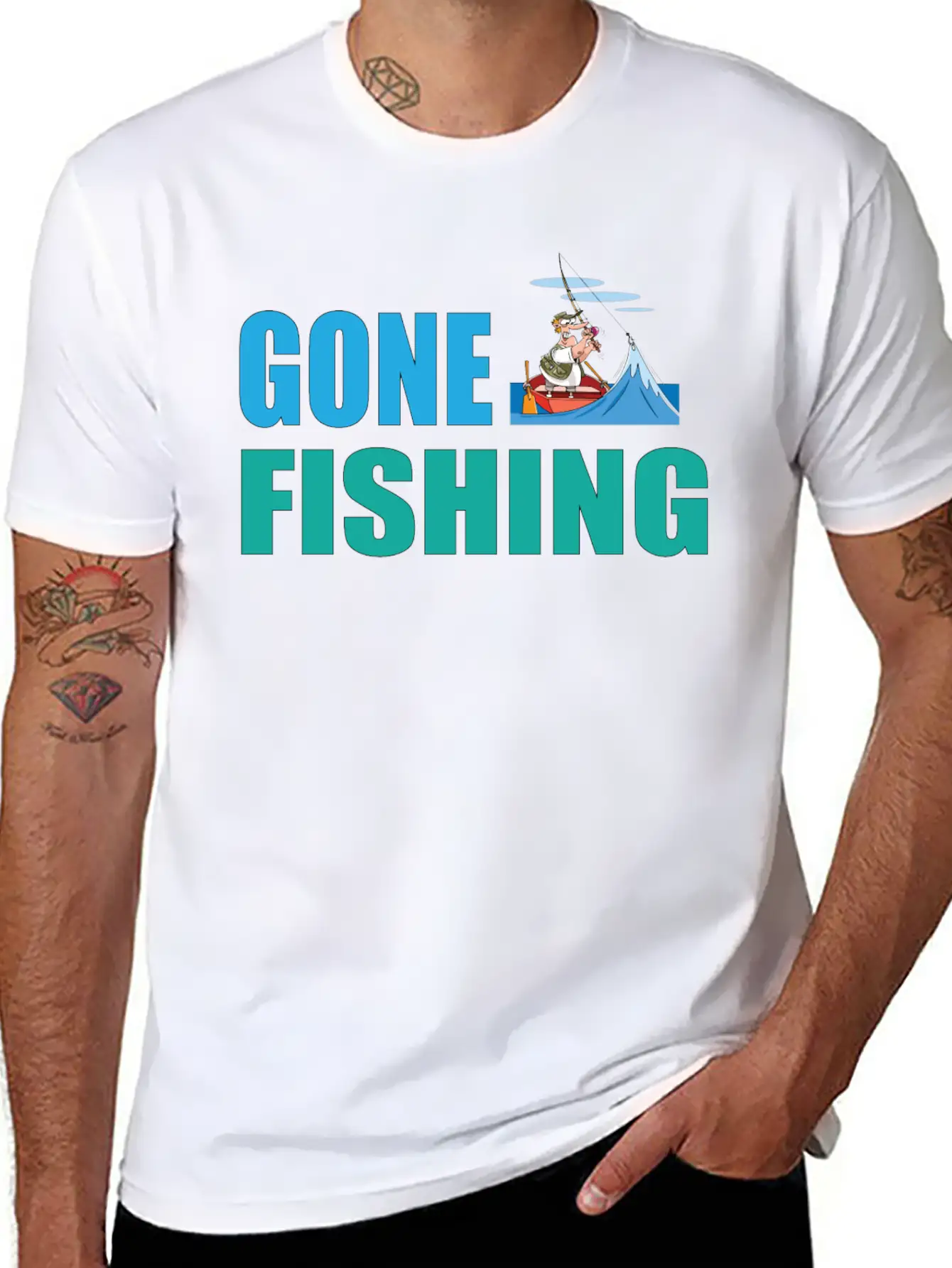Gone Fishing No 2 Timeless Short Sleeve Tee – Comfy And Minimalist Design