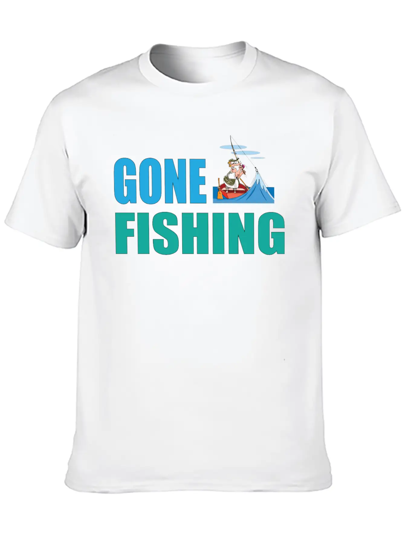 Gone Fishing No 2 Timeless Short Sleeve Tee – Comfy And Minimalist Design
