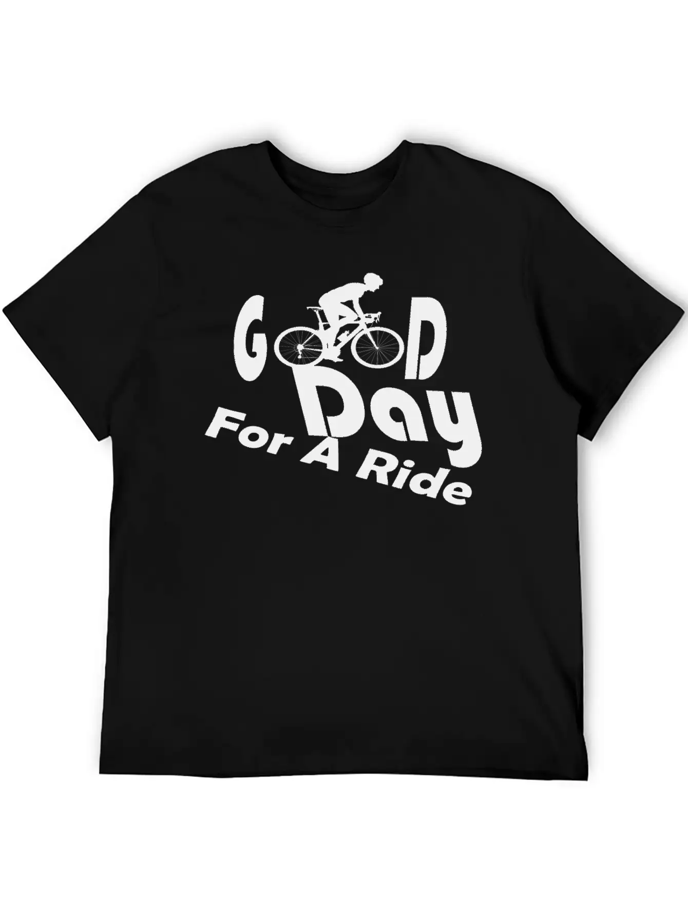 Good Day For A Ride Cycling Sports Cycle It Tour Unisex Short Sleeve Soft Cotton T-Shirt – Casual Everyday Wear