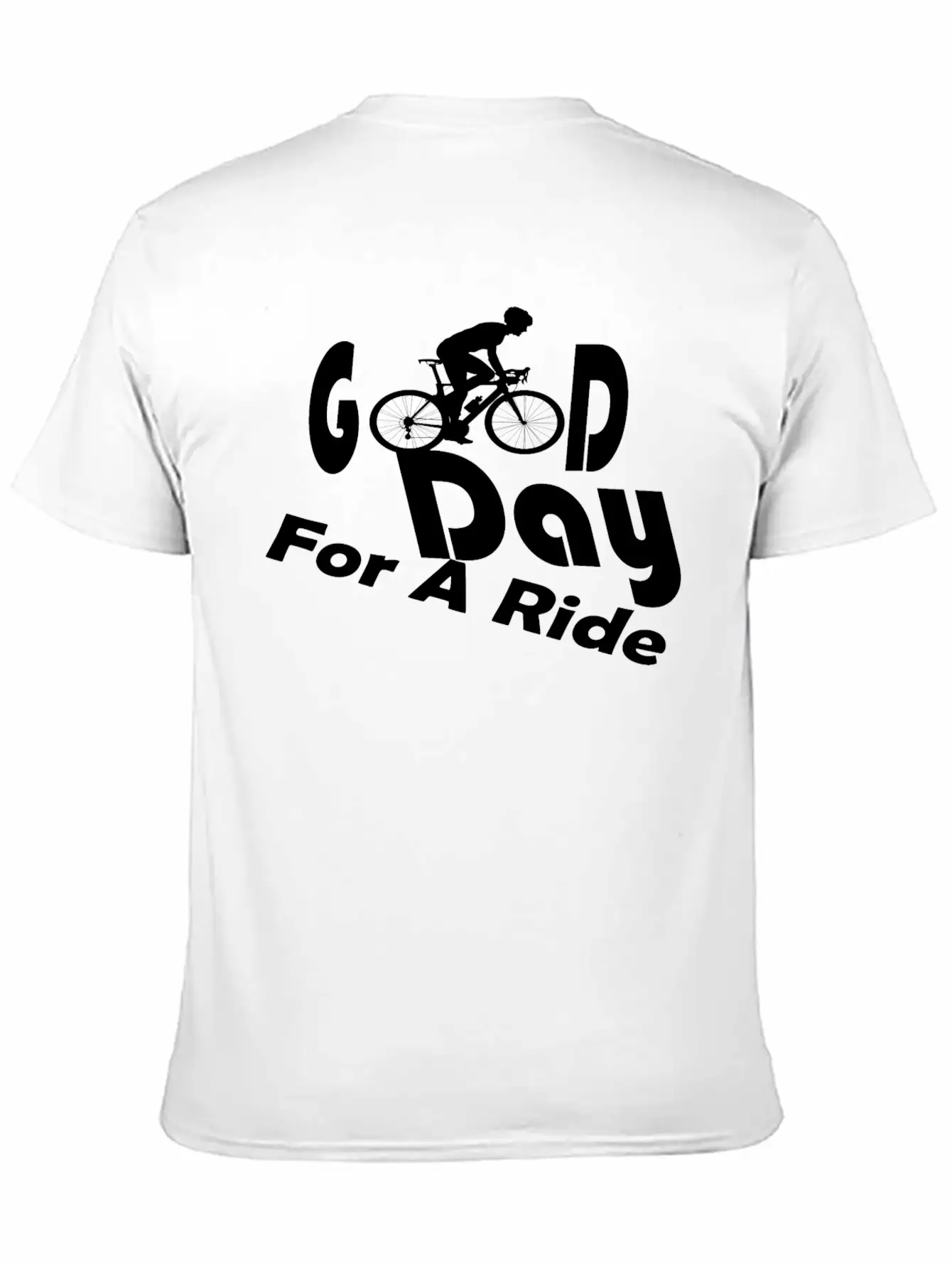 Good Day For A Ride Cycling Sports Cycle It Tour Unisex Short Sleeve Soft Cotton T-Shirt – Casual Everyday Wear