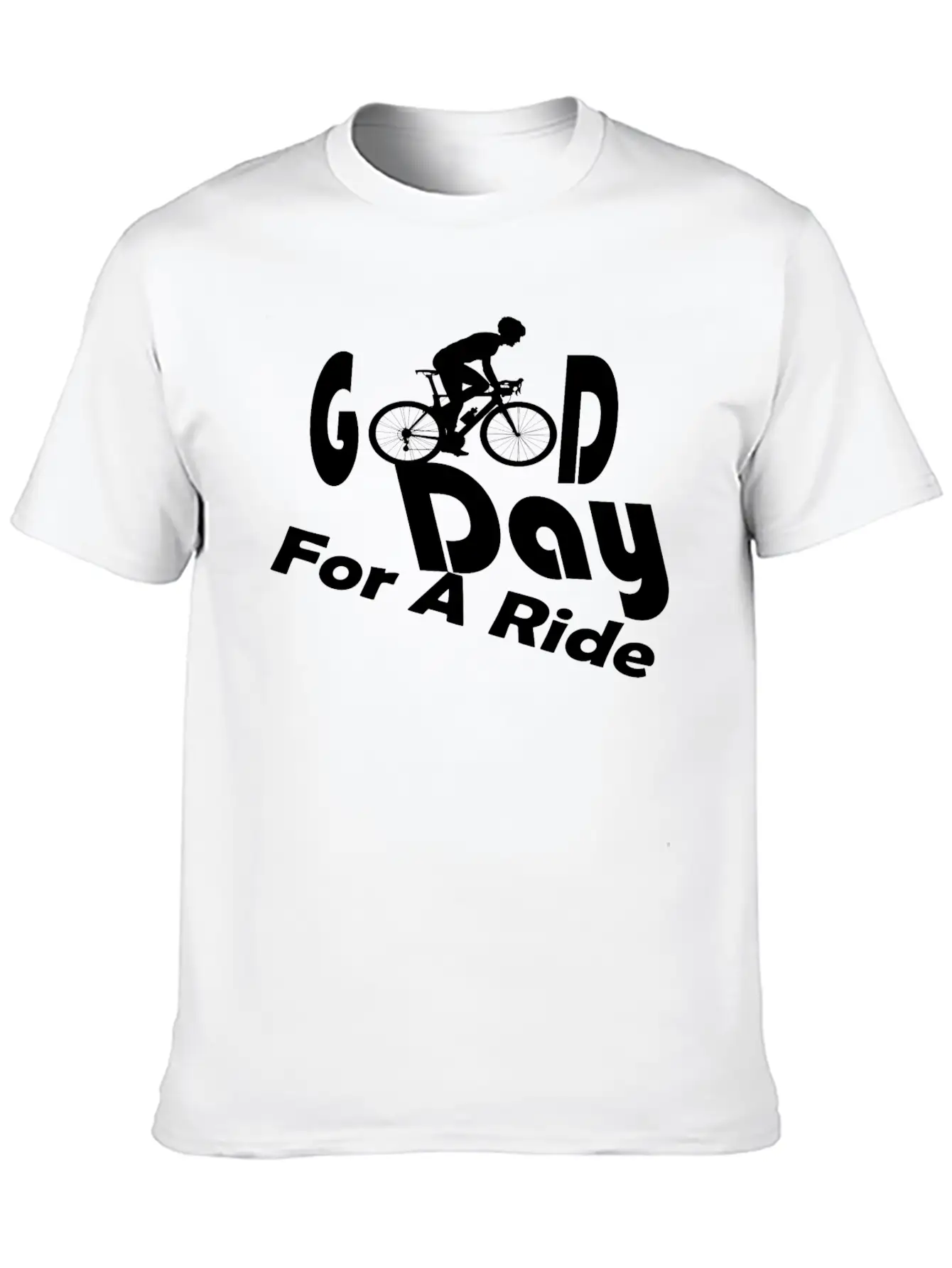 Good Day For A Ride Cycling Sports Cycle It Tour Unisex Short Sleeve Soft Cotton T-Shirt – Casual Everyday Wear