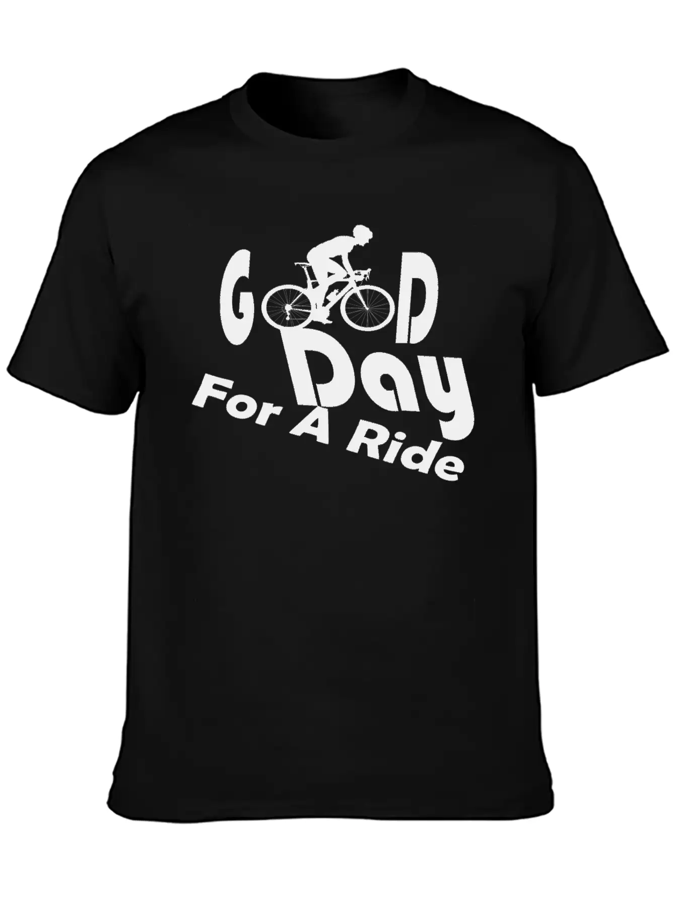 Good Day For A Ride Cycling Sports Cycle It Tour Unisex Short Sleeve Soft Cotton T-Shirt – Casual Everyday Wear