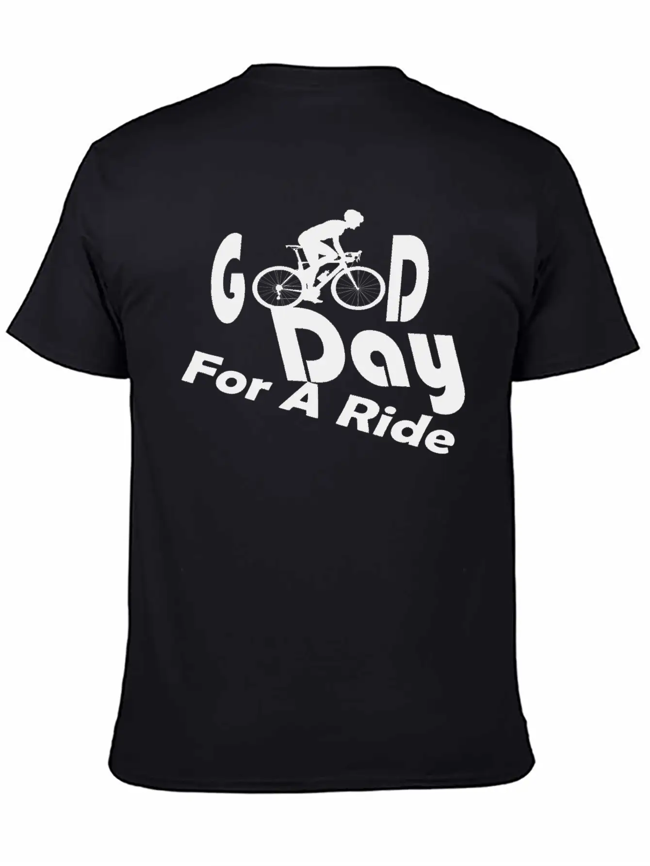 Good Day For A Ride Cycling Sports Cycle It Tour Unisex Short Sleeve Soft Cotton T-Shirt – Casual Everyday Wear