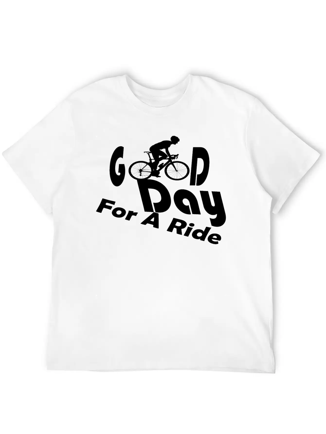Good Day For A Ride Cycling Sports Cycle It Tour Unisex Short Sleeve Soft Cotton T-Shirt – Casual Everyday Wear