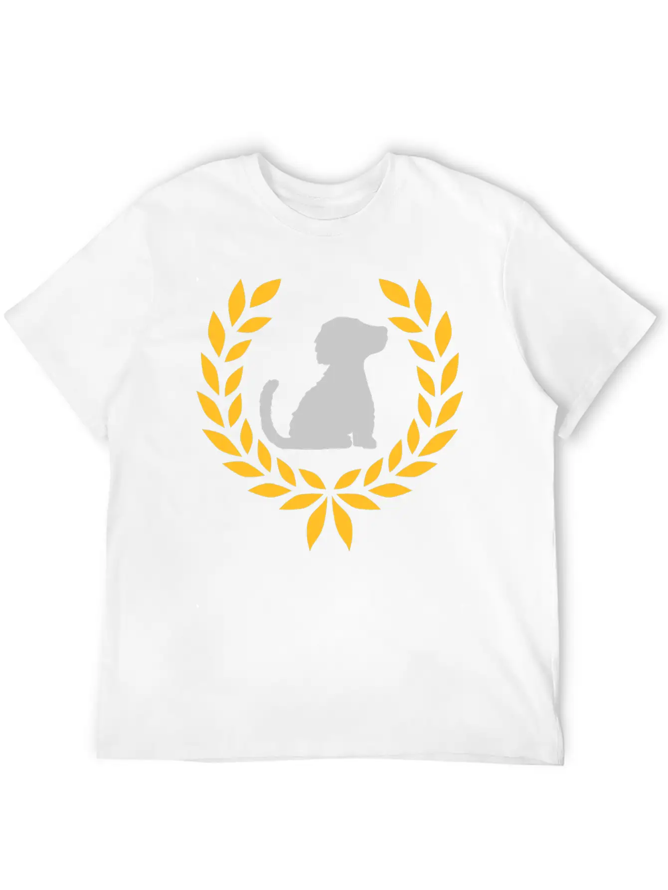 Good Dog Laurel Wreath Stylish Everyday T-Shirt – Unisex Basic Cotton Tee