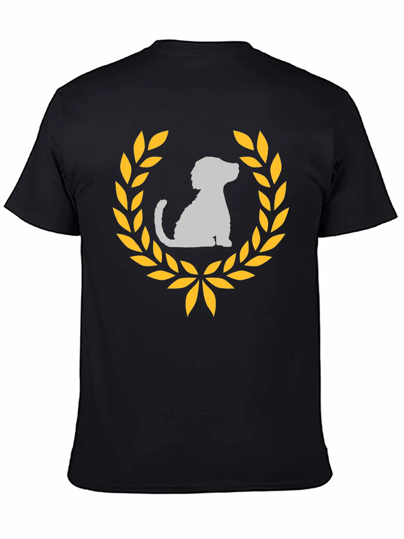 Good Dog Laurel Wreath Stylish Everyday T-Shirt – Unisex Basic Cotton Tee