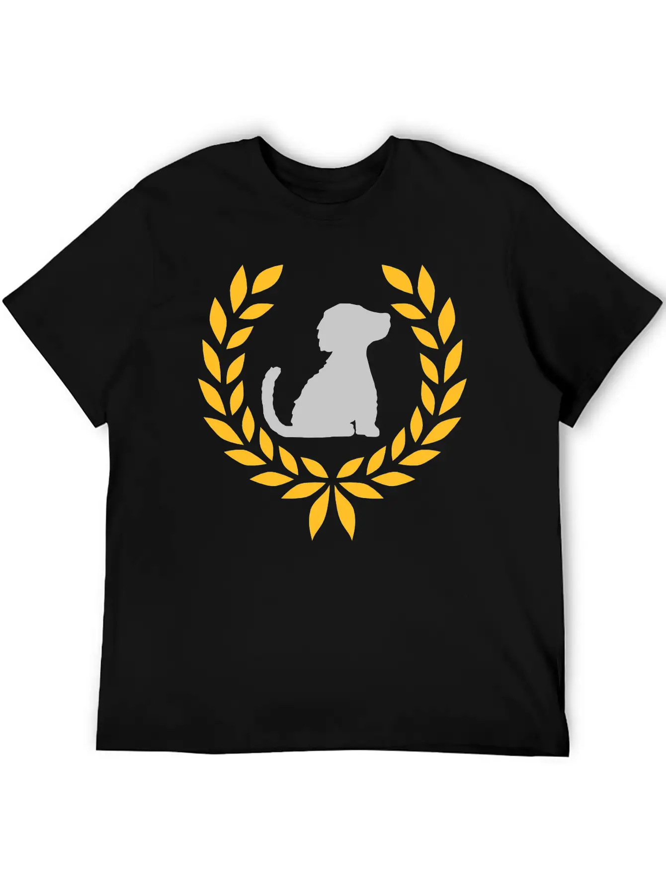 Good Dog Laurel Wreath Stylish Everyday T-Shirt – Unisex Basic Cotton Tee