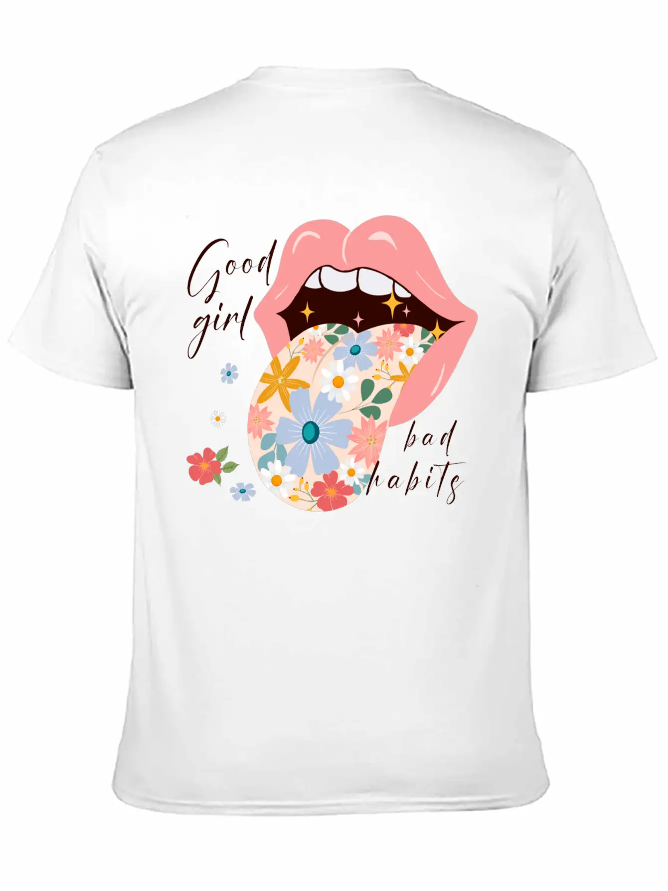 Good Girl Bad Habits Essential Unisex Summer Tee – Soft Cotton Casual Fit