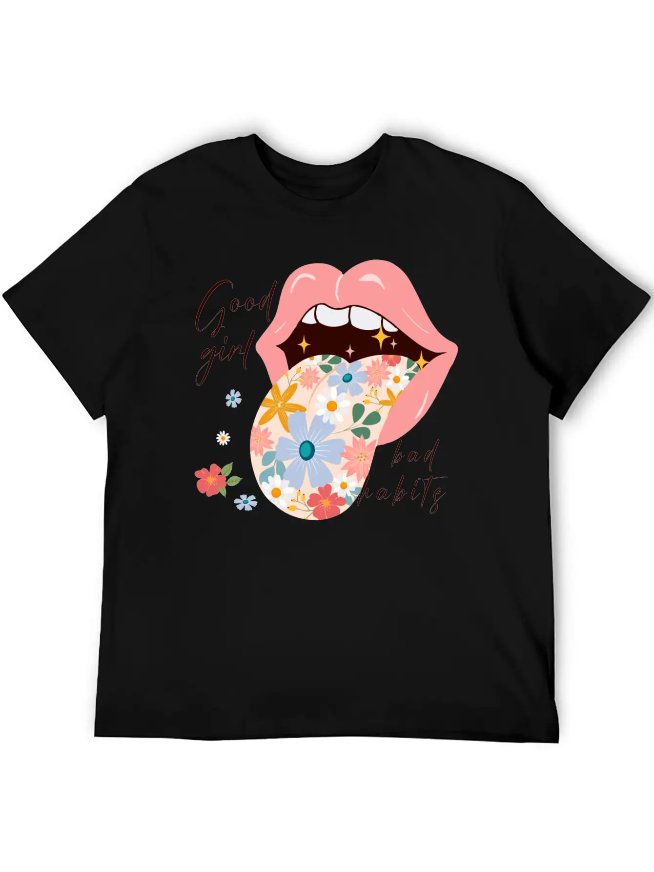 Good Girl Bad Habits Essential Unisex Summer Tee – Soft Cotton Casual Fit