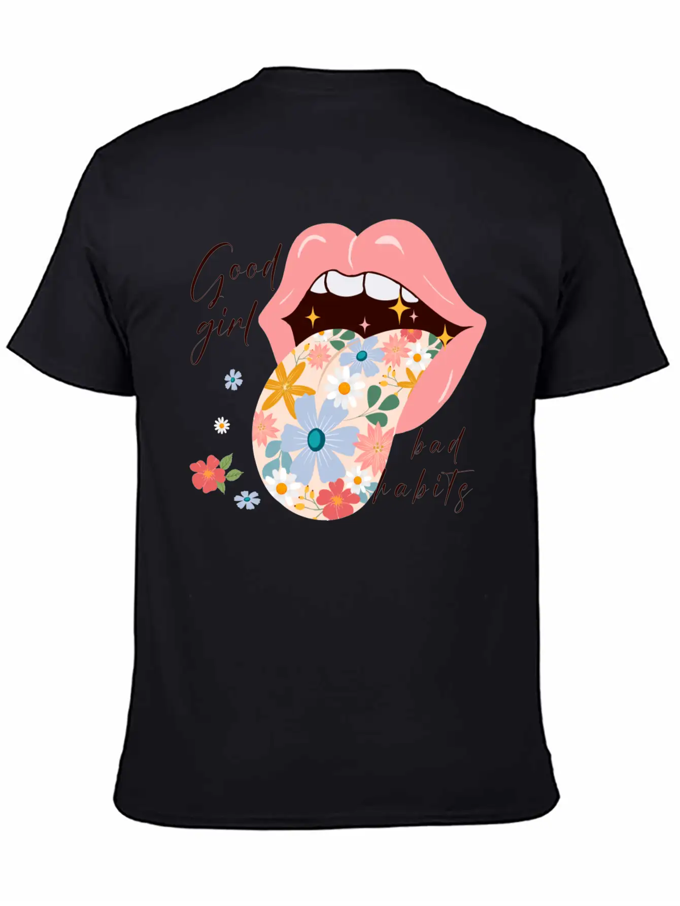 Good Girl Bad Habits Essential Unisex Summer Tee – Soft Cotton Casual Fit
