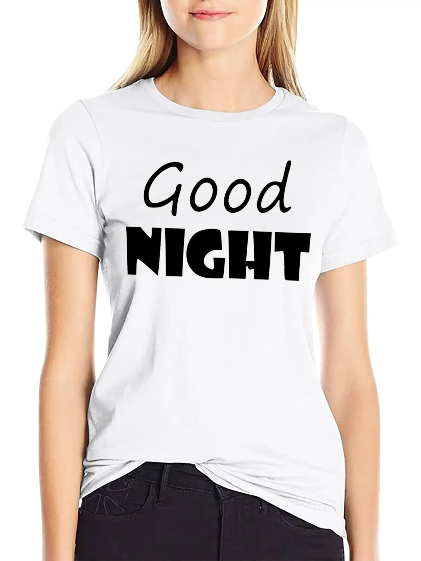 Good Night Stylish Everyday T-Shirt – Unisex Basic Cotton Tee