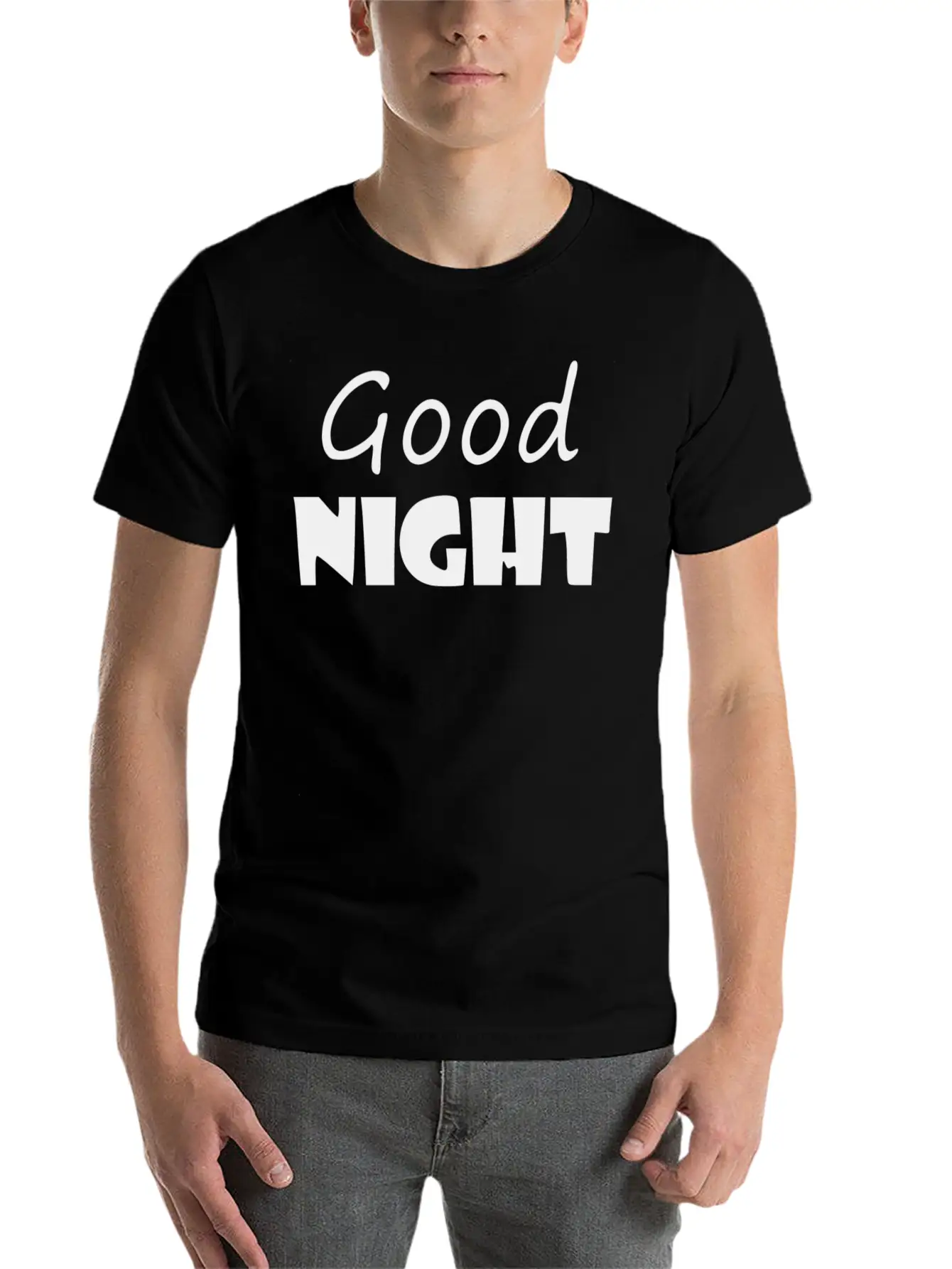 Good Night Stylish Everyday T-Shirt – Unisex Basic Cotton Tee