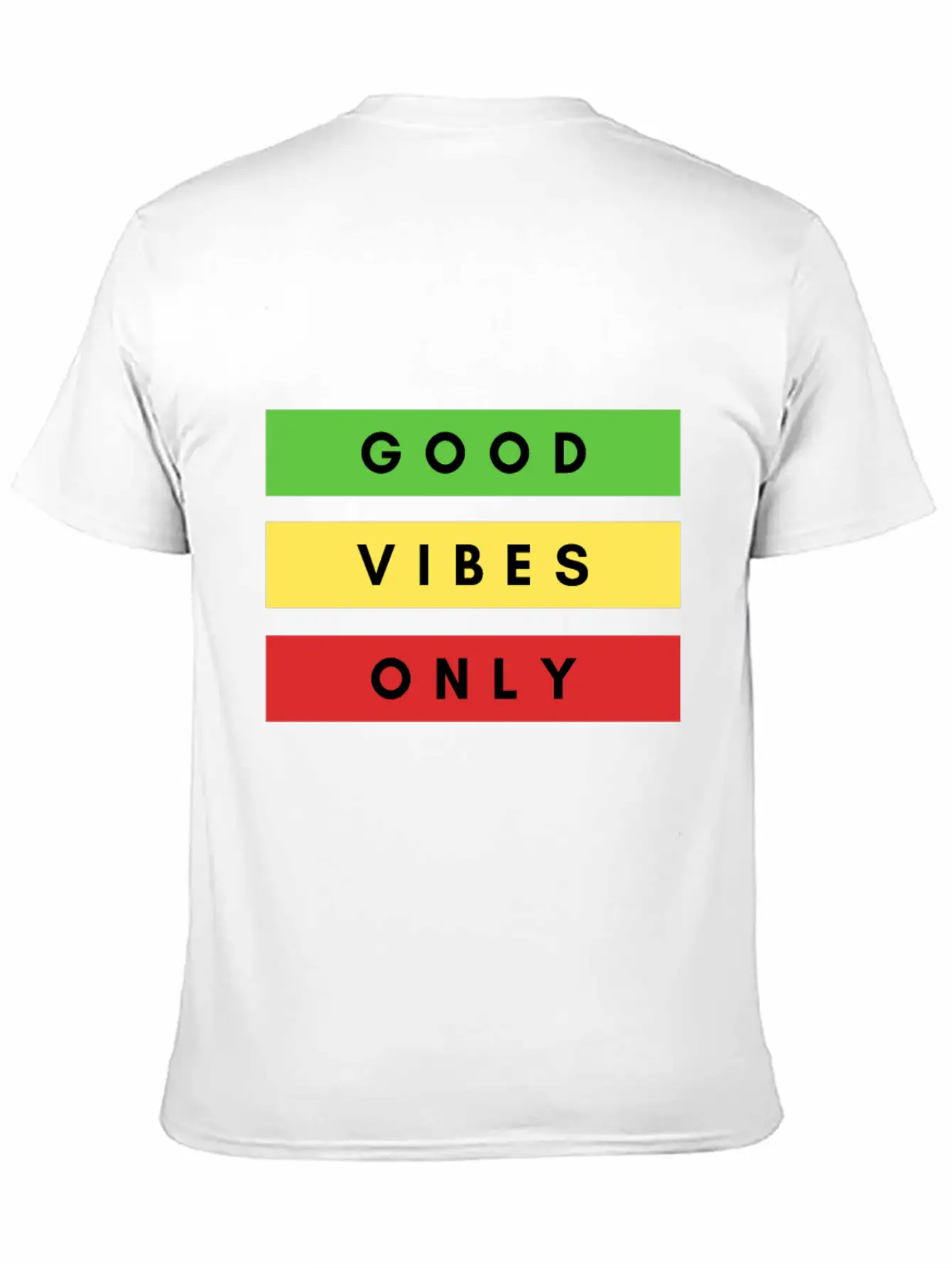 Good Vibes Only Rasta Dancehall Jamaica Chill Out Unisex Short Sleeve Soft Cotton T-Shirt – Casual Everyday Wear