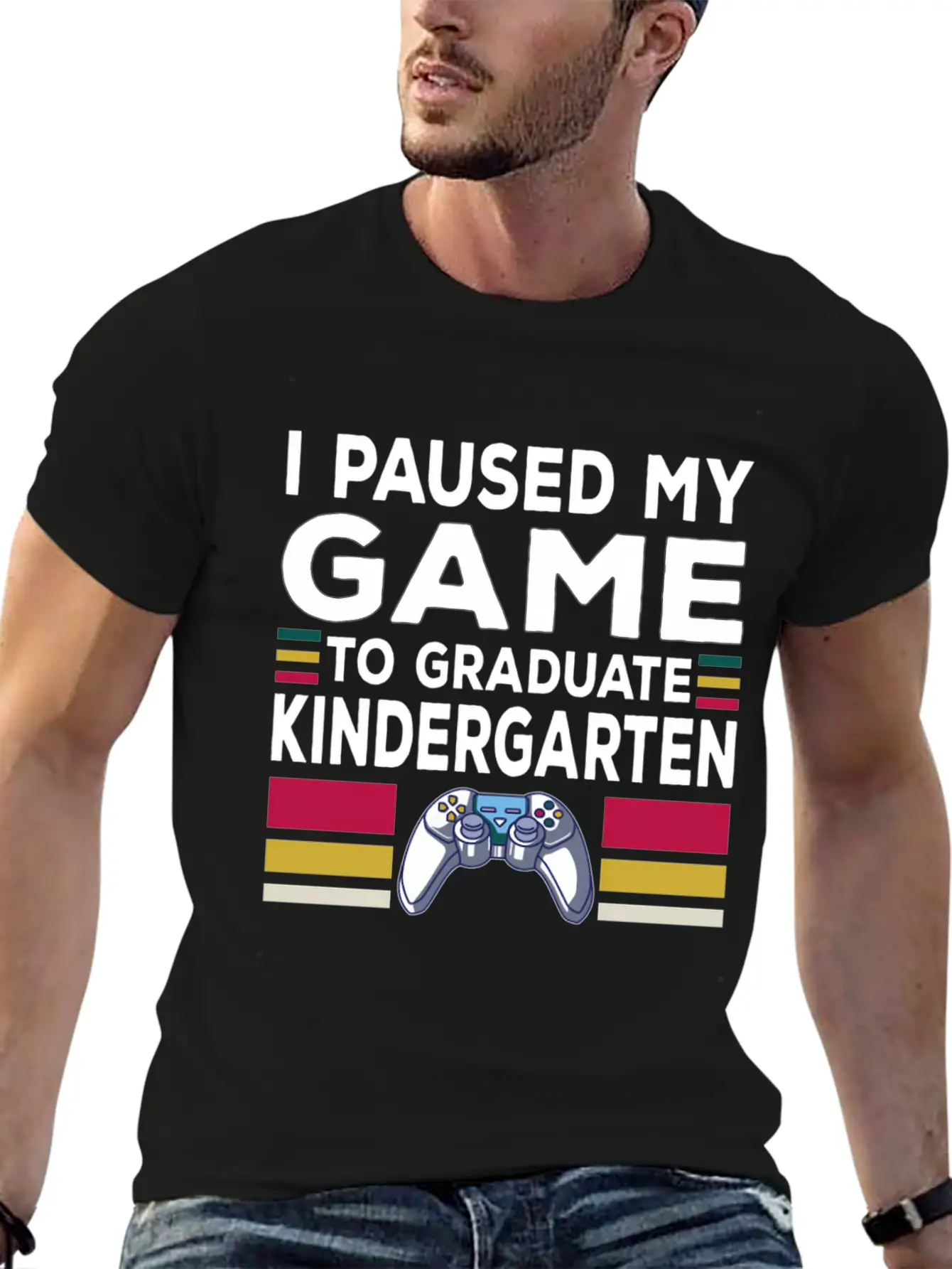 Goodbye Kindergarten Graduation Hello First Grade Unisex Short Sleeve Soft Cotton T-Shirt – Casual Everyday Wear