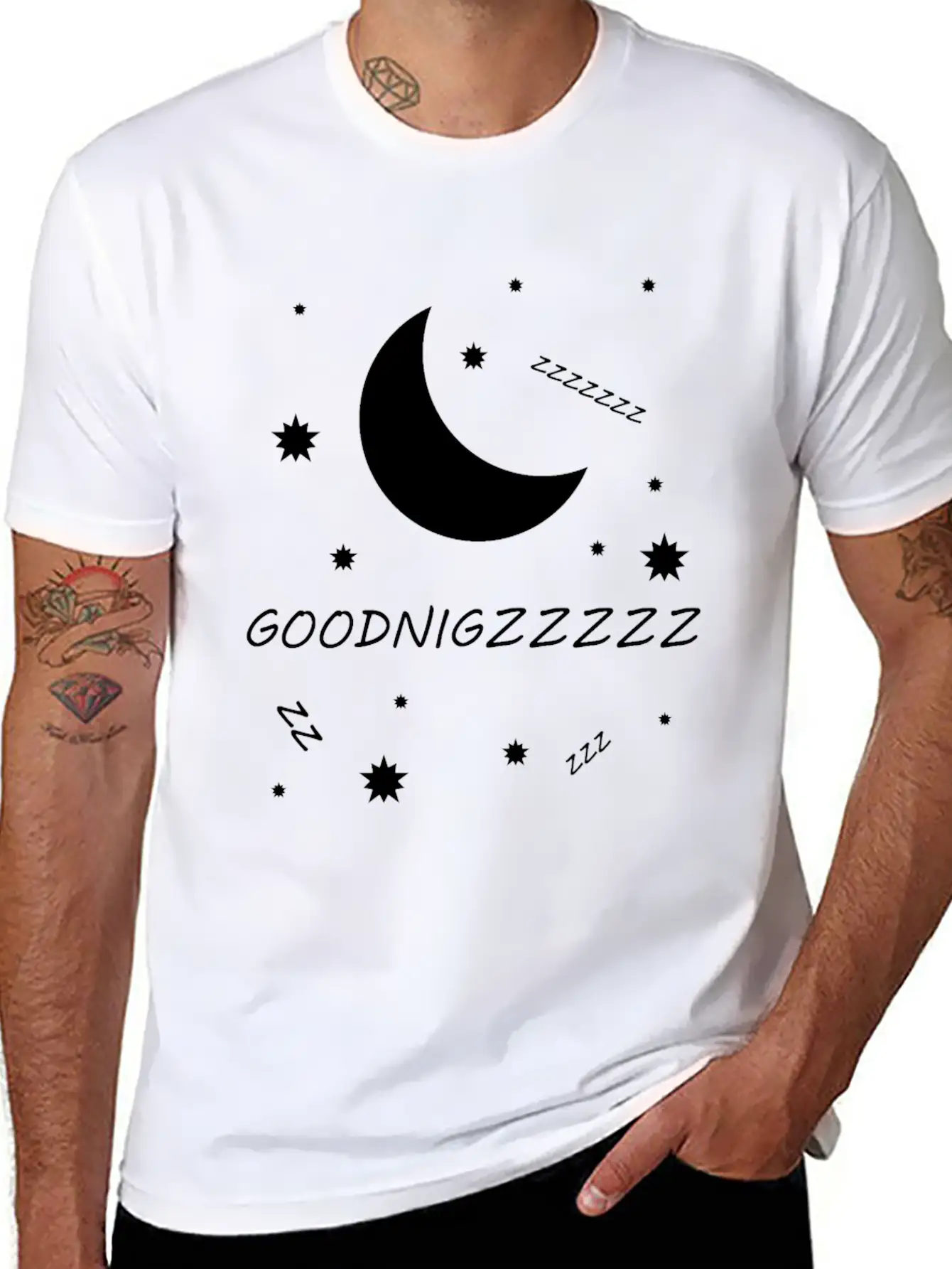 Goodnigzzzz Sleep Clothing Unisex Casual T-Shirt – Clean Design For Daily Comfort