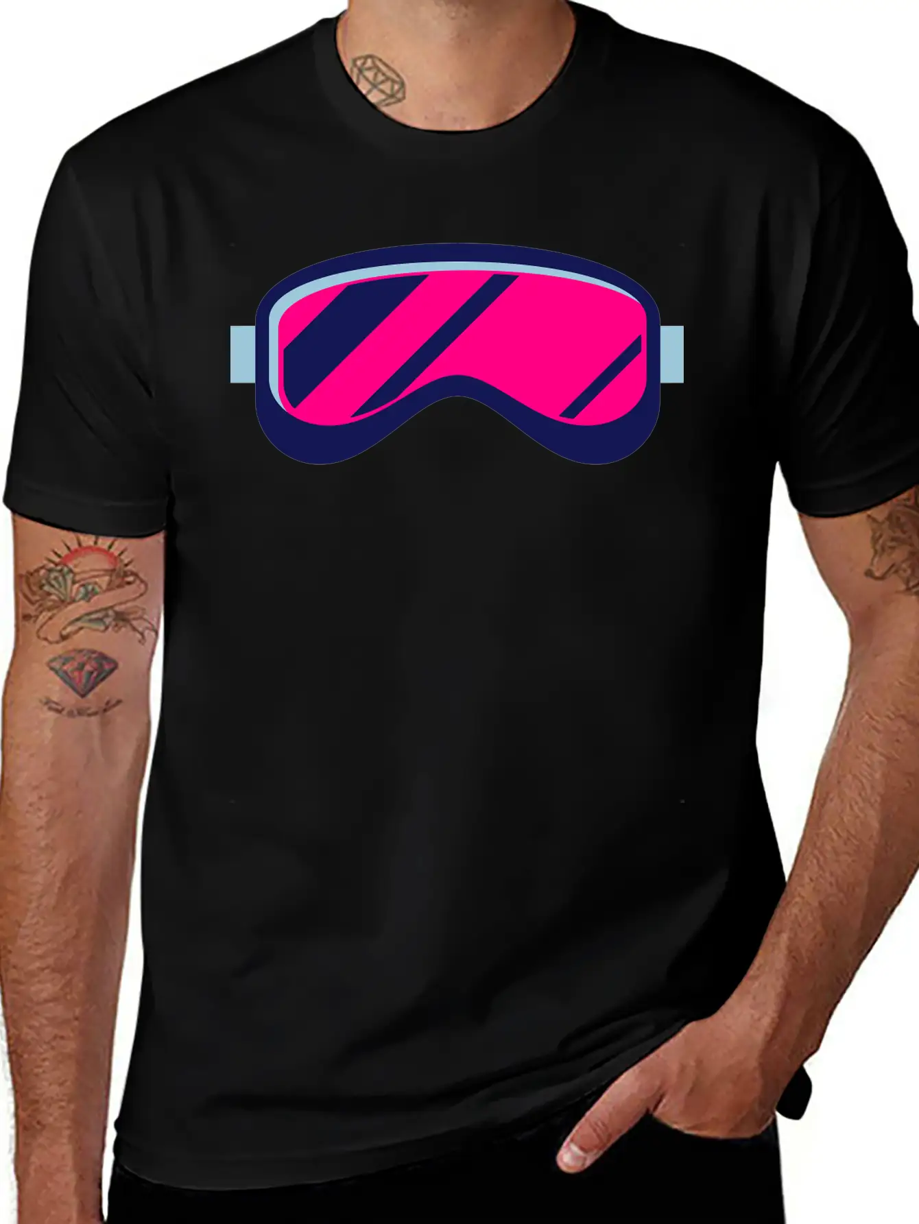 Googles Unisex Short Sleeve Soft Cotton T-Shirt – Casual Everyday Wear