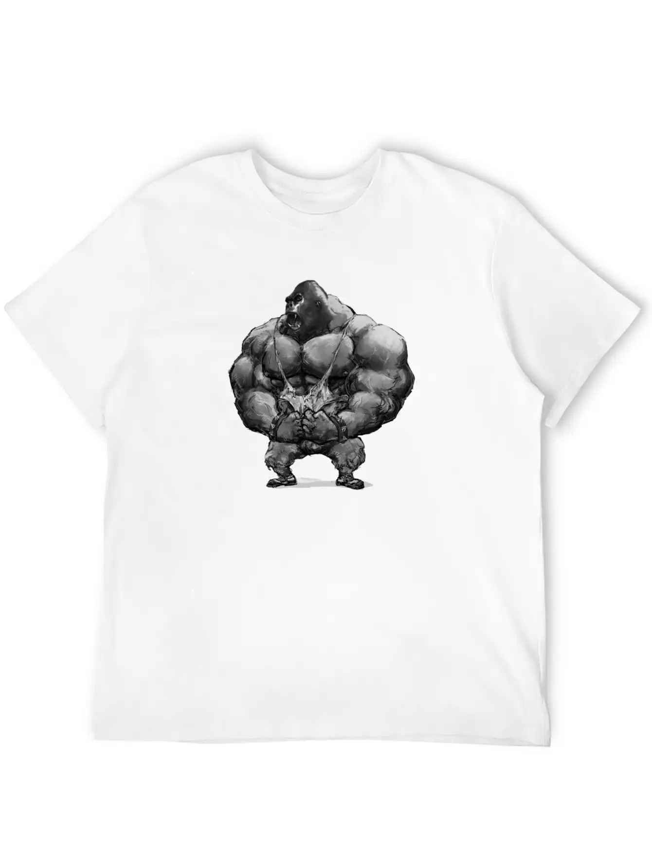 Gorilla 1 Basic Graphic T-Shirt – Daily Comfort In Soft Cotton