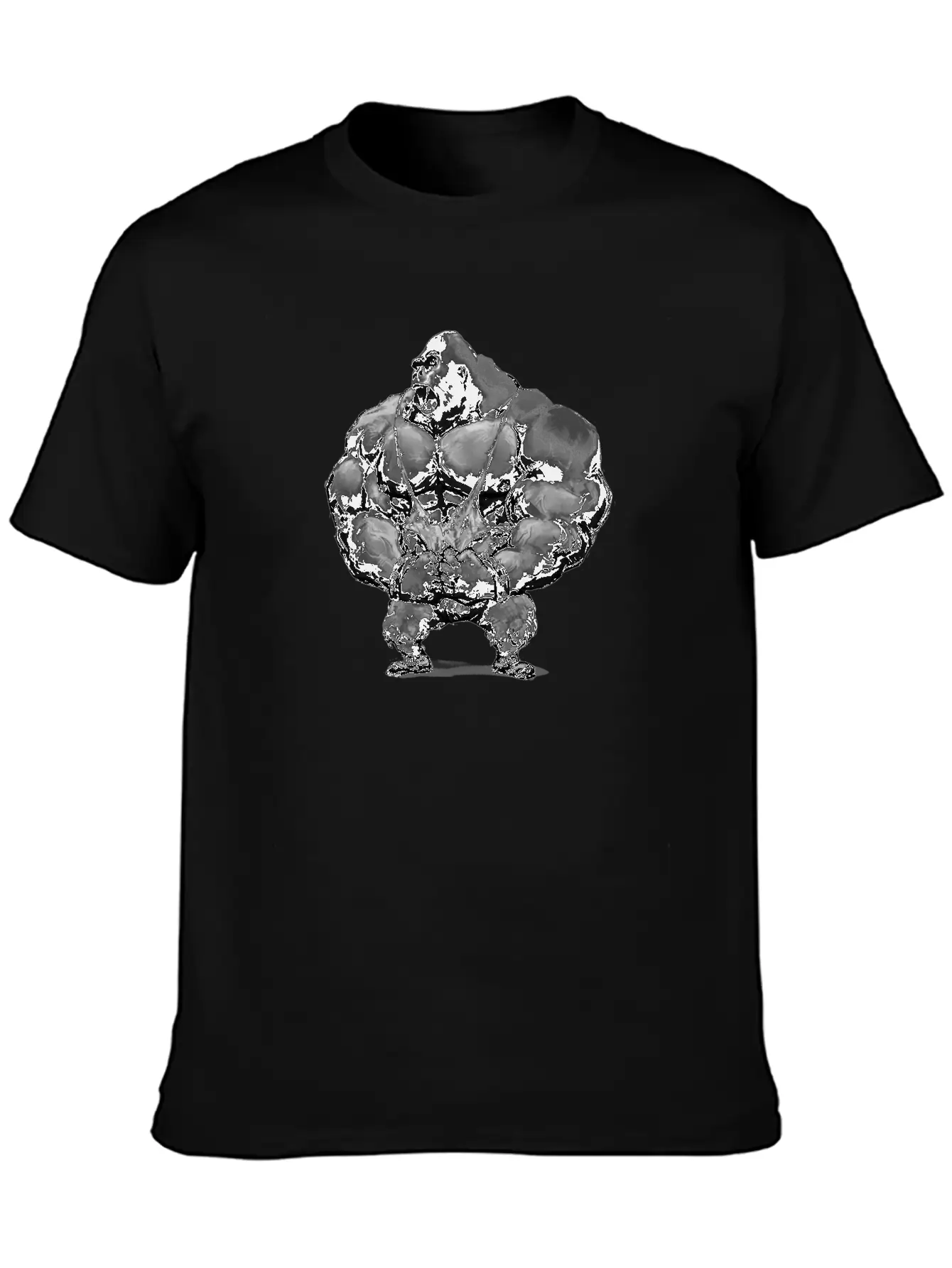 Gorilla 1 Basic Graphic T-Shirt – Daily Comfort In Soft Cotton