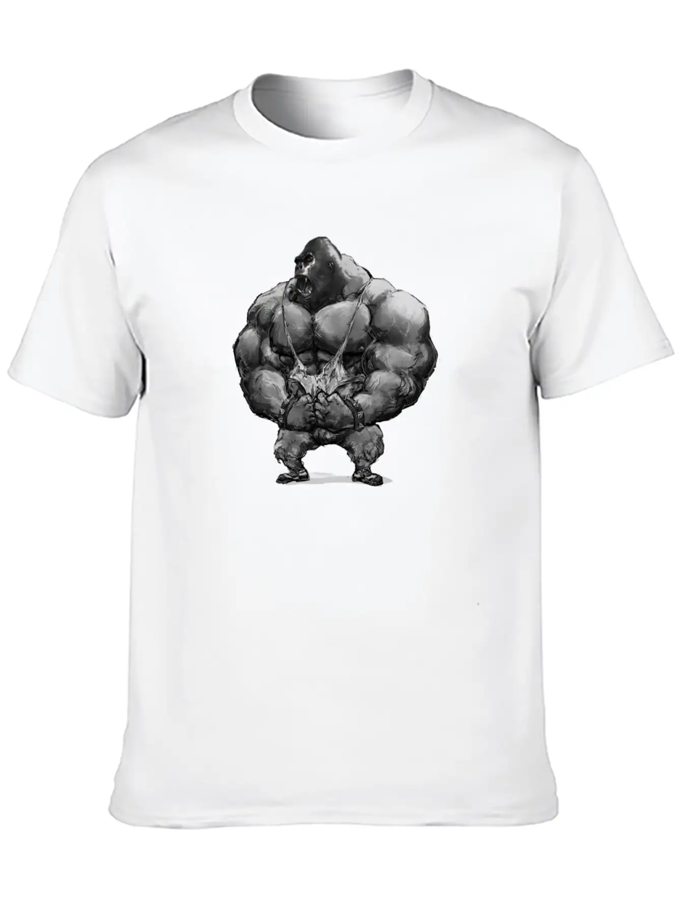 Gorilla 1 Basic Graphic T-Shirt – Daily Comfort In Soft Cotton