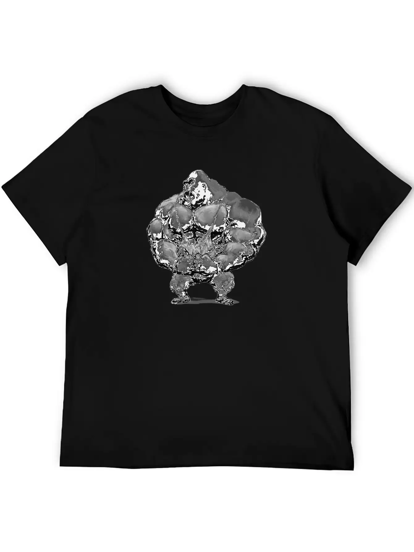 Gorilla 1 Basic Graphic T-Shirt – Daily Comfort In Soft Cotton